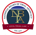 National Board of Trial Advocacy | NBTA | Civil Trial Law | Est. 1977